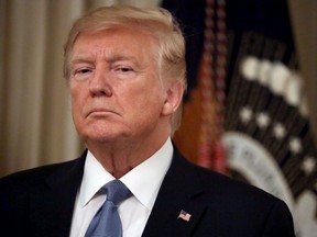 U.S. President Donald Trump delivers remarks during the Medal of Honor ceremony for Army Master Sgt. Matthew Williams in the East Room of the White House October 30, 2019 in Washington, DC.