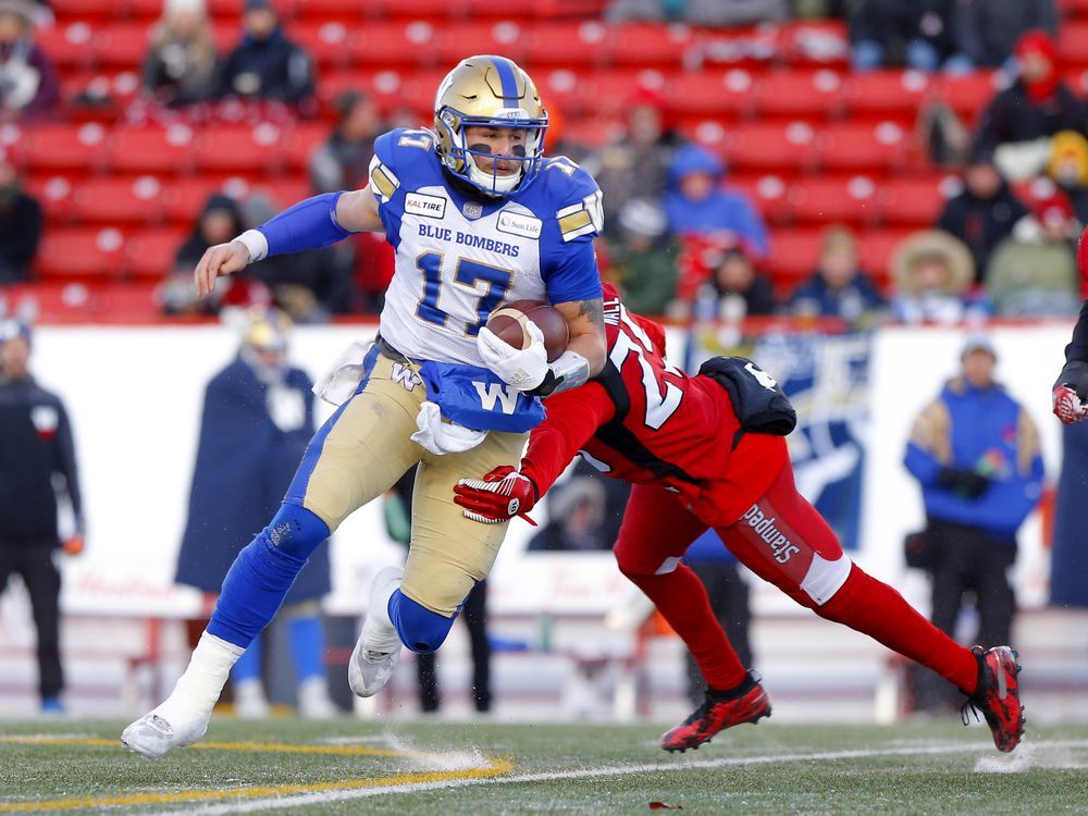 Blue Bombers beat Stampeders 35-14 to reach CFL's West final