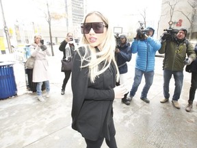 Marcella Zoia outside Old City Hall court on Friday, Nov. 15, 2019. (Jack Boland/Toronto Sun)