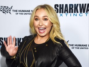 Hayden Panettiere arrives at a screening of Freestyle Releasing's "Sharkwater Extinction" at the ArcLight Hollywood on January 31, 2019 in Hollywood, California. (Amanda Edwards/Getty Images)