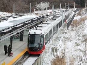 LRT near Cyrville Road in Ottawa Monday Nov 18, 2019.