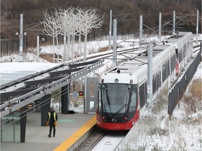 LRT near Cyrville Road in Ottawa Monday Nov 18, 2019.