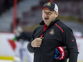 Ottawa Senators head coach D.J. Smith.