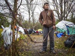 After two rooming-house fires since spring, a group of people who cannot find affordable housing have built a tent commune in a wooded area behind Bayview Station.