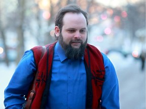 Former Taliban hostage Joshua Boyle arrives for the verdict in his criminal trial at the Elgin Street courthouse Thursday (Dec. 19, 2019).