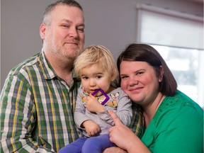 Julie Jewett and her husband, Jeff, have started a GoFundMe page for their 2-1/2-year-old daughter, Lily, who has a rare condition called diencephalic syndrome, caused by a brain tumour behind her eyes.