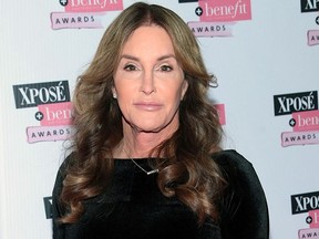 Caitlyn Jenner receives the Beauty Icon Award at the Xpose Benefit Awards in The Mansion House in Dublin, Ireland, Feb. 2, 2018.