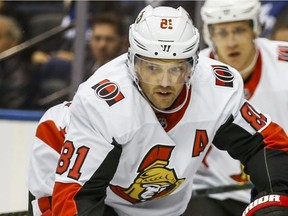 The Ottawa Senators' Ron Hainsey is an unrestricted free agent.
