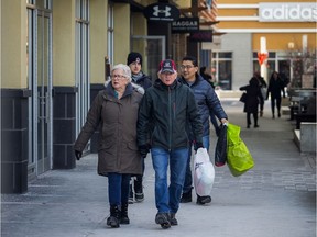 Shoppers were out on Saturday, Dec. 21, 2019, getting some Christmas shopping done at the Tanger Outlets mall in Kanata.