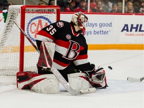 Joey Daccord of the Belleville Senators