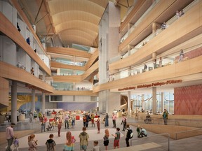 The City of Ottawa, Ottawa Public Library (OPL) and Library and Archives Canada on Thursday unveiled the long-awaited design for the $192.9-million joint facility on LeBreton Flats after spending the past year gathering ideas from the public to use in the final iteration.