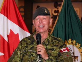 Files: Gen. Jonathan Vance, outgoing chief of defence staff for the Canadian Armed Forces.