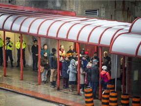 A gathering and a moment of silence was held at Westboro Station on Saturday to mark the anniversary of the OC Transpo double-decker bus crash on Jan. 11, 2019.