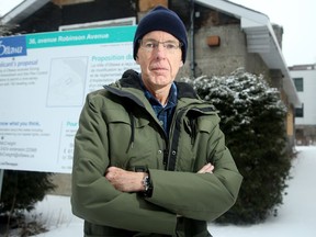 David Elden, a board member of Action Sandy Hill and resident of Robinson Avenue, says residents of Robinson Village are concerned about multiple developments proposed for the secluded Sandy Hill community near the highway and Lees Avenue.