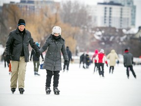 The Rideau Canal Skateway opened for the 50th season Saturday, January 18, 2020. Ashley Fraser/Postmedia