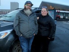 Jamie Chapman works in Hull and his wife Melanie works downtown. The pair, who live in Hintonburg, were spending $232 dollars on transit passes before and now pay $195 for a parking spot. Taking the car to work is cheaper and easier, they say. And they're especially thrilled they don't have to deal with the recent LRT mess.