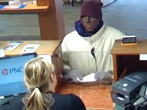 A man who wore blackface is wanted by police in Maryland after allegedly robbing a bank this week.