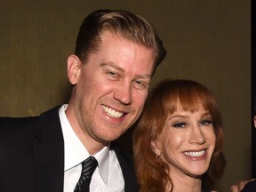 Randy Bick and Kathy Griffin attend the 2016 Pre-Grammy Gala and Salute to Industry Icons honouring Irving Azoff at The Beverly Hilton Hotel on Feb. 14, 2016, in Beverly Hills, Calif.