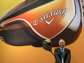 Bruce Carroll, GM Callaway Golf Canada, is excited about his company’s launch of 2020 equipment, including the supercomputer-generated MAVRIK drivers. TIM BAINES/OTTAWA SUN