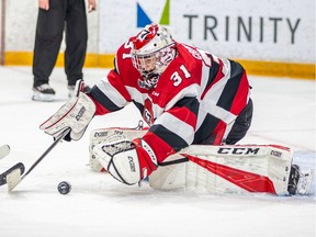 Ottawa 67's netminder Will Cranley