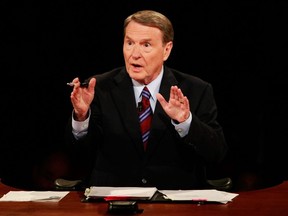 Jim Lehrer, longtime PBS News anchor, is dead at 85.