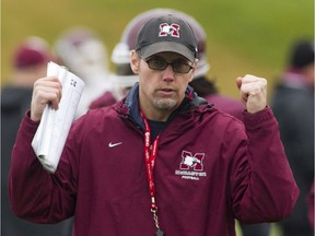 Greg Knox is seen in 2011 during his time with the McMaster Marauders.