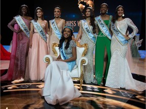 Miss World takes place in London with 104 countries represented.