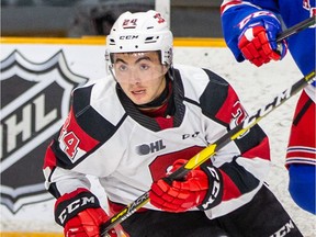 Forward Joseph Garreffa scored two goals for the 67's on Wednesday afternoon.