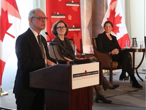 Simon Brault, Director and CEO of the Canada Council, speaking in Ottawa on Monday.