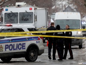 Ottawa homicide detectives probe the city's first killing of the New Year after one man was shot dead and three other males were injured in an early morning shooting on Gilmour Street Jan 8.