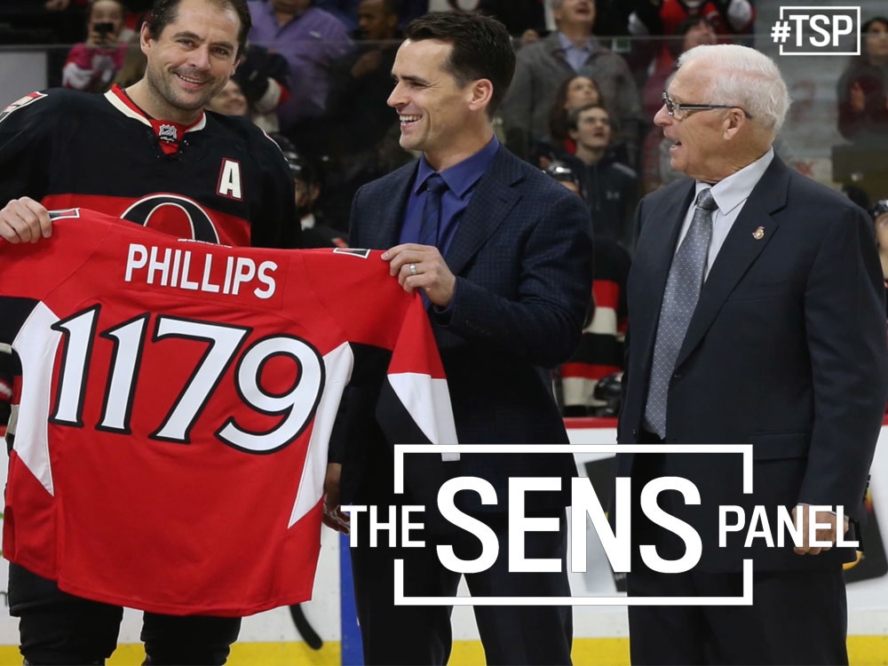 Sens sink Sabres on night of Chris Phillips' jersey retirement ceremony