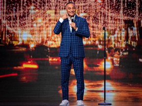 Russell Peters appears in his new Amazon Prime special, Deported.