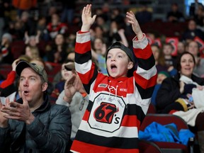 File photo/ Fans of the Ottawa 67’s will have to wait until next year to see their team on the ice again..