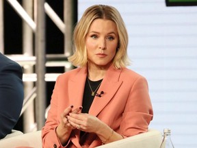 Kristen Bell of "Central Park" speaks onstage at the 2020 Winter TCA Tour at The Langham Huntington, Pasadena on January 19, 2020 in Pasadena, California.
