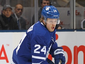 Leafs winger Kasperi Kapanen missed the team's previous game against Ottawa after getting benched for sleeping in. (GETTY IMAGES)