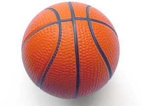 Stock image of a basketball.