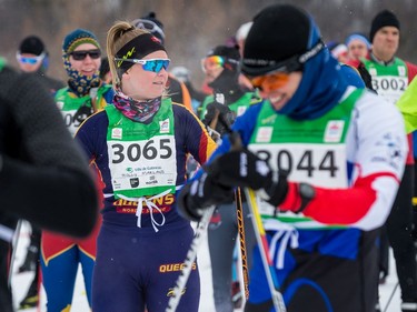 Molly Marland before taking part in the 27 km Classic event at the Gatineau Loppet. February 15, 2020. Errol McGihon/Postmedia