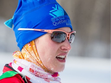 Ashley Huet competing in the 27 km Classic event at the Gatineau Loppet. February 15, 2020. Errol McGihon/Postmedia
