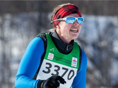 Ingrid Merry competing in the 27 km Classic event at the Gatineau Loppet. February 15, 2020. Errol McGihon/Postmedia