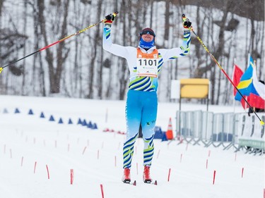 Fabian Stocek from Czech Republic was the fastest man in the 51km Classic event at the Gatineau Loppet. February 15, 2020. Errol McGihon/Postmedia