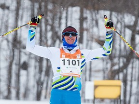 Fabian Stocek from Czech Republic was the fastest man in the 51km Classic event at the Gatineau Loppet.
