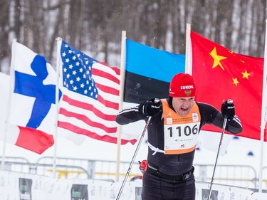 Alexandr Yakovenko from Moscow, Russia competing in the 51km Classic event at the Gatineau Loppet. February 15, 2020. Errol McGihon/Postmedia