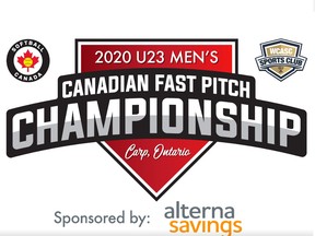 2020 U23 Men's Canadian Fast Pitch Championship logo