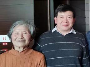 Kai Huang and his mother, Yi, were under quarantine at CFB Trenton.