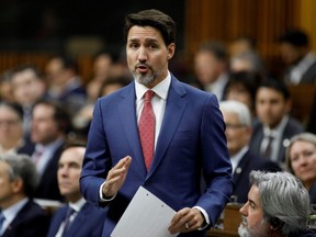 Prime Minister Justin Trudeau is seen at the House of Commons on Parliament Hill in Ottawa, on Feb. 3, 2020.