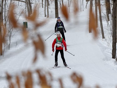 Mia Zahab during the 27 km Freestyle race at the Gatineau Loppet on Sunday.