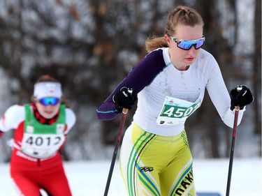 Bronwyn Williams won the 27 km Freestyle race at the Gatineau Loppet on Sunday.