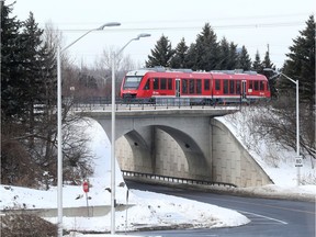 The O Train in Ottawa.