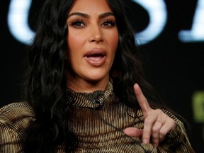 Television personality Kim Kardashian attends a panel for the documentary "Kim Kardashian West: The Justice Project" during the Winter TCA (Television Critics Association) Press Tour in Pasadena, California, U.S., January 18, 2020.