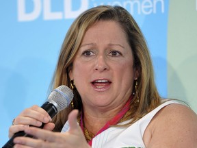 Abigail Disney of Daphne Foundation speaks during the Digital Life Design women conference (DLDwomen) at Bavarian National Museum on June 29, 2011 in Munich, Germany. (Sascha Baumann/Getty Images)